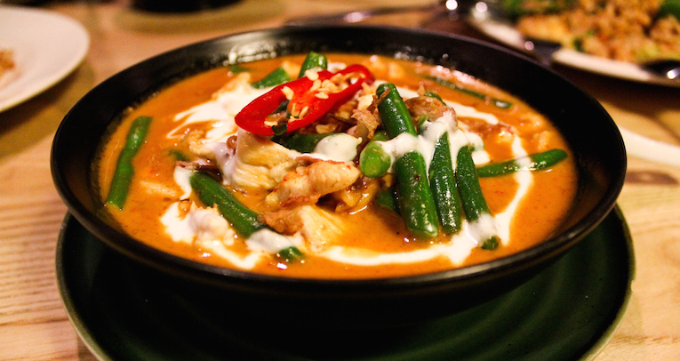 Kylling i Panang curry